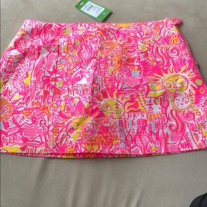 Lilly pullitzer hot pink skort